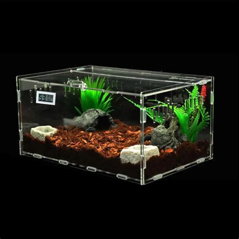 Acr Lico Terr Rio R Ptil Terr Rio Reprodu O Tanque Mini Pet House Para