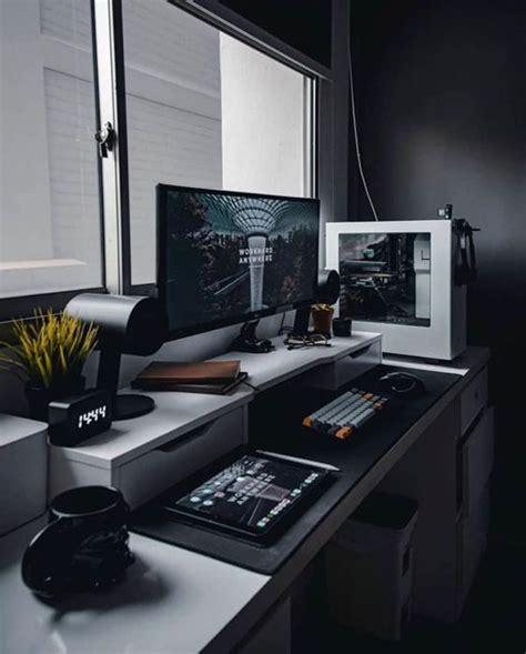 40 Cool And Masculine Home Office Ideas For Men Homemydesign Idee