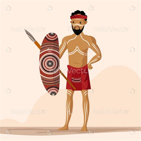 Indigenous People Vector Illustration Download Graphics And Vectors