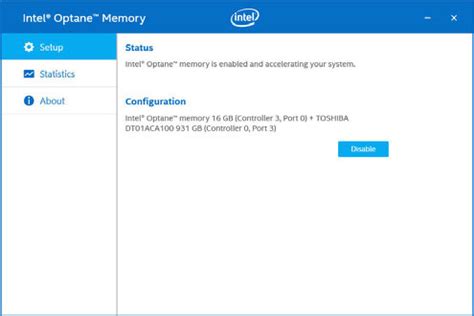 Intel Optane Memory Ready Gigabyte