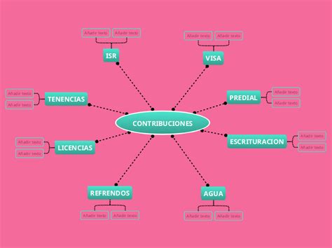 CONTRIBUCIONES Mapa Mental Amostra