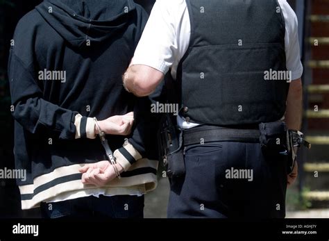 A Suspect Arrested Stock Photo Alamy