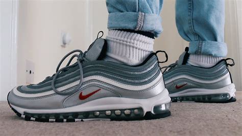 Unboxing Nike Air Max 97 Silver Bullet On Foot And Review Youtube