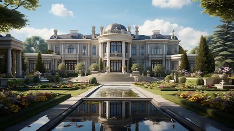 Premium Photo Adorn Your Walls With Elegant Neoclassical Mansion