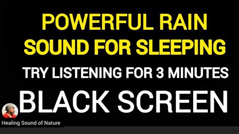 { Try Listening For 3 Minutes } Sleep Instantly With Powerful Rain