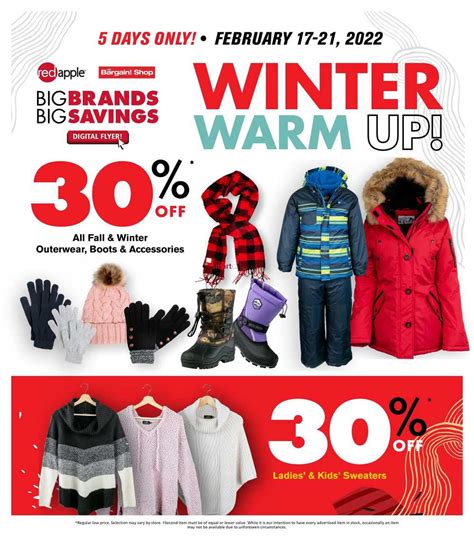 The Bargain Shop Red Apple Stores Flyer February 17 To 21