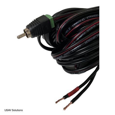 Speaker Cables Rca To Bare Wire For Bose Acoustimass Lifestyle 50ft