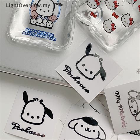 [lightoverflow] 10pcs Sanrio Metal Style Simple Cartoon Cute Sealing