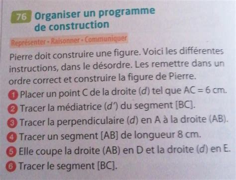 C Et Ette Organiser Un Programme De Construction Repr Senter