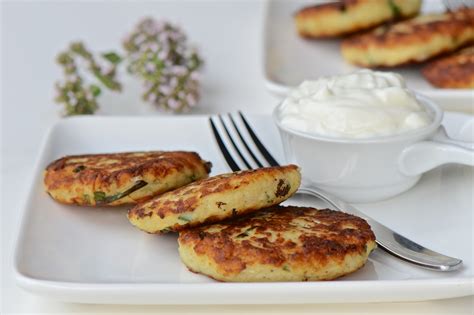 Fried Potato Cakes | Olive Oil and Lemons | Dina Honke