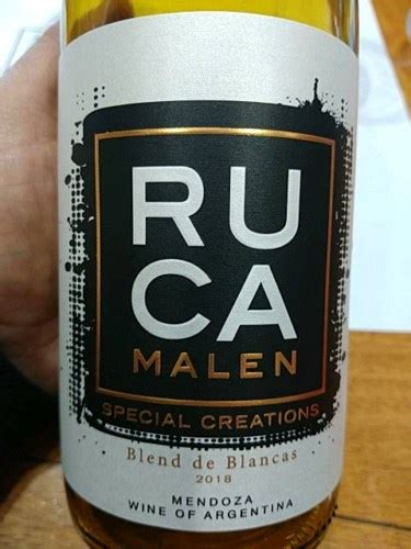 Ruca Malen Special Creations Blend De Blancas Vivino Australia