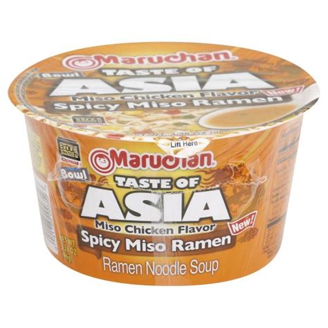 Maruchan Taste Of Asia Ramen Noodle Soup Spicy Miso Miso Chicken