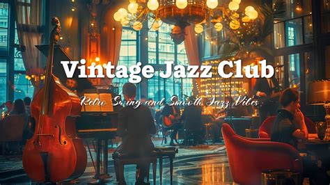 Vintage Jazz Classic Jazz Night At Note Club Retro Swing And Smooth