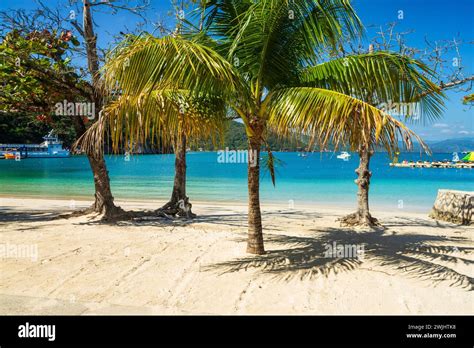 Labadee exotic tropical beach, Haiti, Caribbean Sea Stock Photo - Alamy