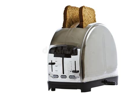 Toaster Mit Scheiben Brot Stockfoto Bild Von Morgen K Chenbedarf