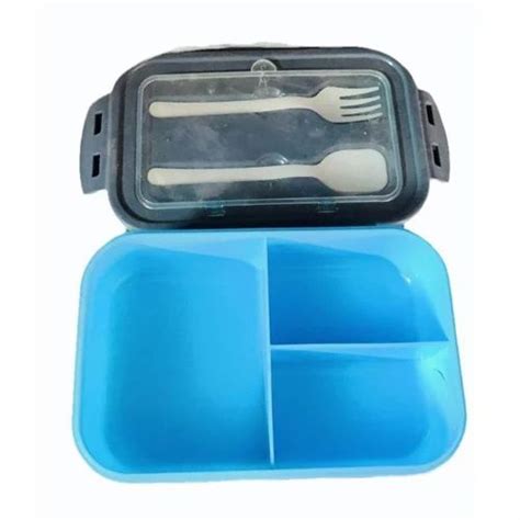 Capacity: 500 mL Plastic Kids Lunch Box, 3 at Rs 120/piece in Rajkot