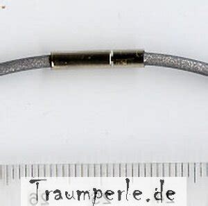 Kautschuk Klickcollier Silber Traumperle De Der Glasperlen Shop 7 50