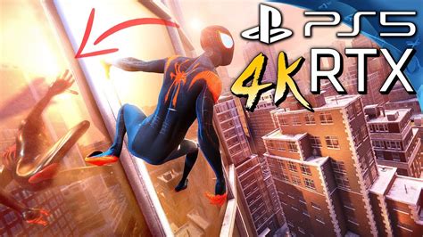 Spider Man Mile Morales Ps5 Rtx Fidelity Mode 4k Gameplay Ultra