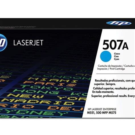 Toner Laserjet Color Hp Suprimentos Ce401ab Hp 507a Ciano M551dn