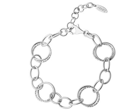 Rhodium Plated Silver Bracelet Ref No Ap Apart