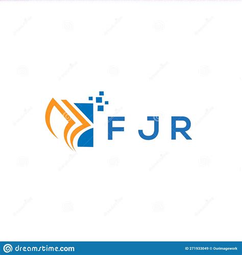 Fjr Credit Repair Accounting Logo Design On White Background Fjr