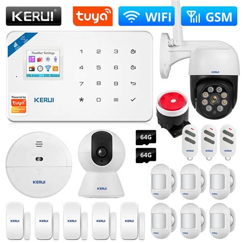 Kerui Sistema De Alarma Inteligente Tuya W Wifi Gsm Inal Mbrico