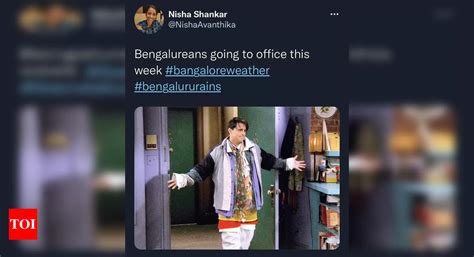 Excessive Rain In Bengaluru Gets The Citys ‘meme Gurus On An