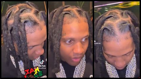 Lil Durk Amazing Locs Wick Transformation To All Black Dyed By Jah