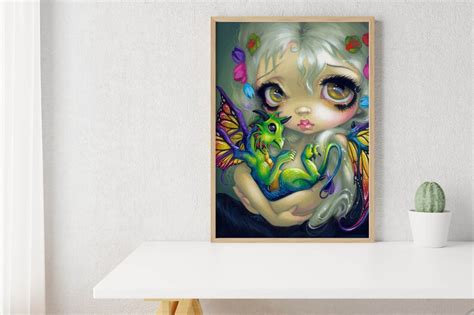 Darling Dragonling 4 Art Print By Jasmine Becket Griffith Etsy