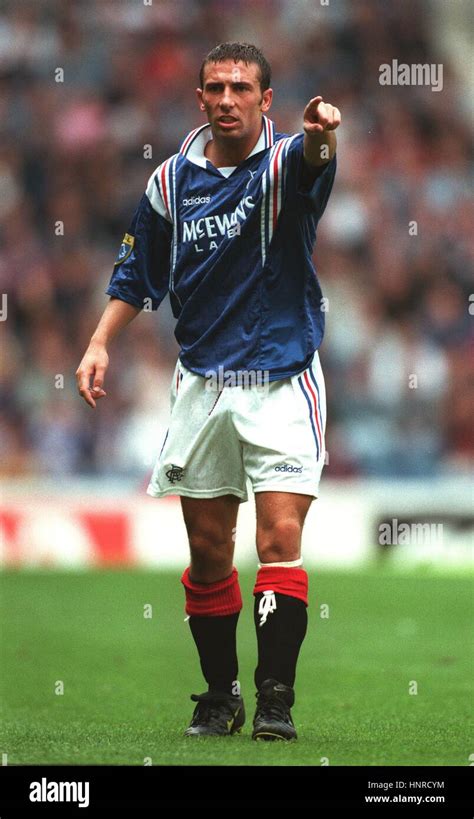 DEREK MCINNES GLASGOW RANGERS FC 04 September 1996 Stock Photo, Royalty ...