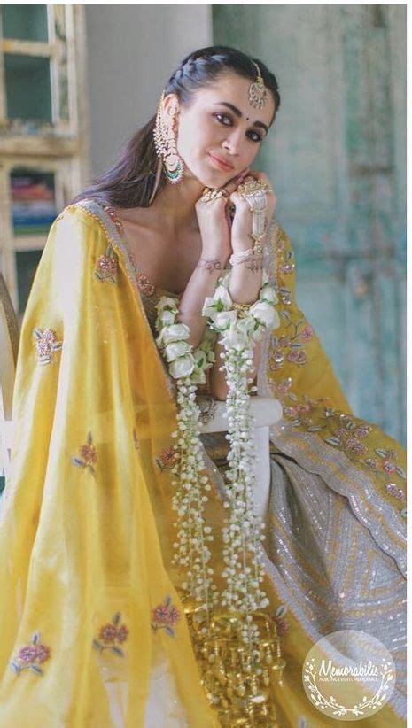 Haldi Hand Flowers Haathphool Indian Bridal Outfits Bridal Dress