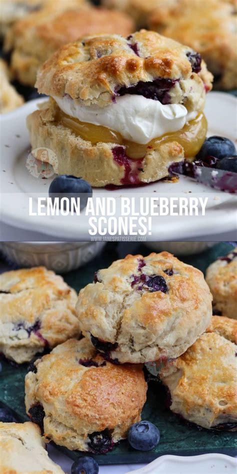 Lemon Blueberry Scones Jane S Patisserie Lemon Dessert Recipes