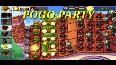 Plants Vs Zombies Mini Game Gameplay Pogo Party Youtube