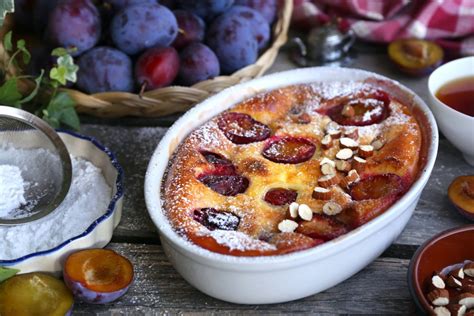 Recette Clafoutis Aux Prunes Marie Claire