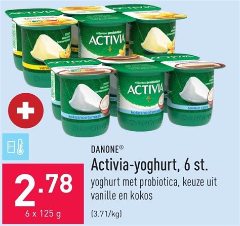 Danone Activia Yoghurt St X G Promotie Bij Aldi