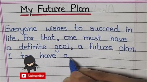 My Plans For Futuremy Future Planthe Aim Of The Life Article