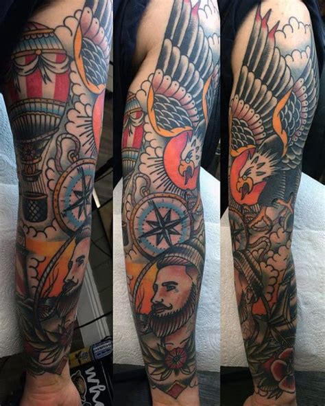 Top 60 Traditional Tattoo Sleeve Designs [2020 Update]