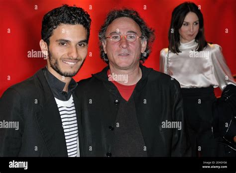 Director Jean Jacques Zilbermann And Actor Mehdi Dehbi Poses During La