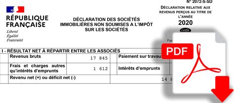 Teledec La T L D Claration De La Liasse Fiscale Pour Les Sci L Ir