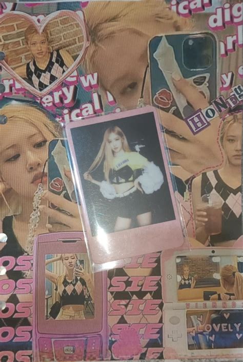 Blackpink Rose Kill This Love Photocard Pc Hobbies Toys Memorabilia