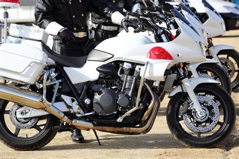 Japanese Police Motorcycle Stock Image Image Of Asia 84194997