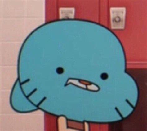 Gumball Realization Face Blank Template Imgflip