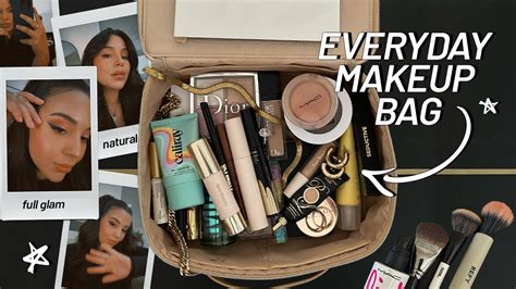 My EVERYDAY Makeup Bag Essentials A TRY ON YouTube