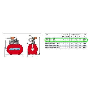 Gruppo Autoclave Pedrollo Jswm Bx Cl Per Acqua Pulita Hp