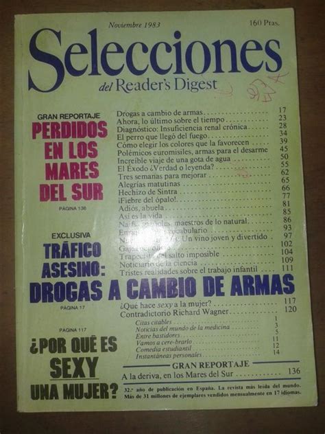 Revista Selecciones Del Readers Digest Espa A Varios N Meros Precio