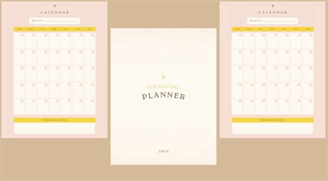 2024 Financial Planner: Goals, Budget, Stylish Organization Digital ...