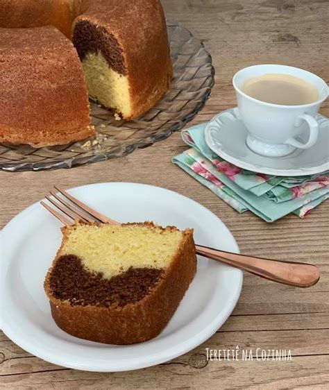 Bolo Mármore de Laranja Receitas fáceis por Teresa Newman