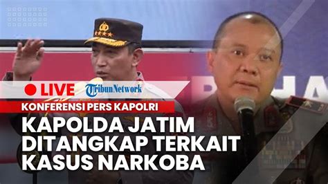 Live Konferensi Pers Kapolri Soal Kapolda Teddy Minahasa Ditangkap