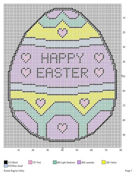 Plastic Canvas Easter Egg Patterns Pattern Rjuuc Edu Np