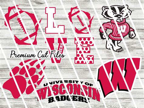 University Of Wisconsin Badgers Premium Svg And Sublimation Bundle